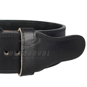 Cinturón de levantamiento de pesas con soporte de espalda acolchado para entrenamiento y levantamiento de alta calidad Single Prong - Product Image 3
