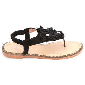 รองเท้าแตะแฟนซีสำหรับเด็กผู้หญิง 279 (31-36) - สีดำ - Product Image 3