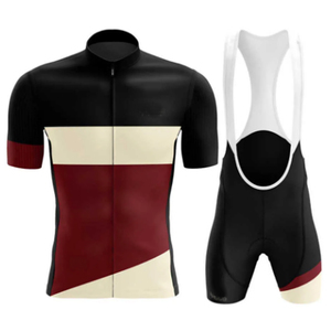 Fabricant de maillots de cyclisme pour hommes Ensemble de cyclisme Haut à manches courtes respirant et à séchage rapide avec rembourrage Short sublimé - Product Image 4