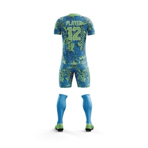 Bajo MOQ Kit de fútbol personalizado sublimación uniforme de fútbol hecho de tela de poliéster de alta calidad ropa deportiva adultos OEM - Product Image 4