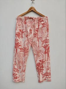 Ensemble de pyjama en coton imprimé tigre fait à la main, pyjama indien pour femmes, marché de gros au meilleur prix - Product Image 3