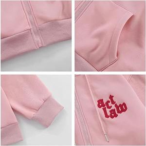 Sudaderas térmicas de algodón 100% de alta calidad para hombre, nuevo estilo, Jersey de invierno, bordado de chenilla, diseño personalizable, sólido disponible - Product Image 5