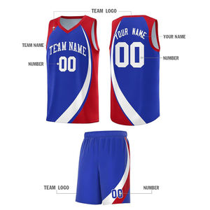 Service OEM tendance uniforme de basket-ball personnalisé grande taille maillot Logo de l'équipe Design cousu transfert de chaleur ensembles imprimés - Product Image 5