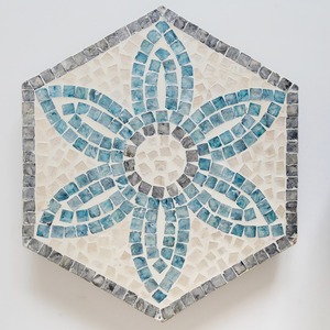 Mantel individual hecho a mano con Incrustaciones de nácar, fábrica al por mayor, manteles individuales de concha de Capiz mosaico - Product Image 1