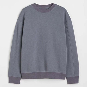 เสื้อสเวตเชิ้ตคอกลมแขนยาวผ้าฟลีซสำหรับฤดูใบไม้ร่วง ผลิตจากผ้าฝ้ายแท้ 100% พิมพ์ลายดิจิตอลโลโก้ตามสั่ง ขายส่ง เป็นมิตรต่อสิ่งแวดล้อม คุณภาพสูง - Product Image 1