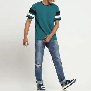 T-shirts pour hommes respirants et légers, style streetwear, unis et simples, pour l'été, fabriqués par un fabricant de vêtements pour hommes. - Product Image 6