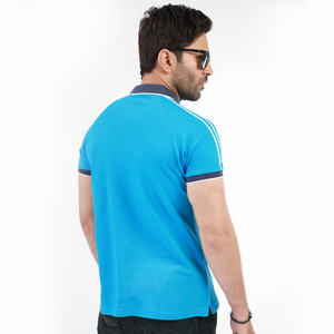 Hombres de moda para Polos 100% poliéster patrón sólido diseño único transpirable de punto de talla grande Casual de alta calidad - Product Image 2