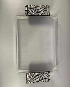 Bandeja acrílica hecha a mano 2026 con Plato decorativo de chocolate y postre de nácar para decoración del hogar y ocasiones festivas - Product Image 1