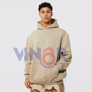 Sweat à capuche unisexe surdimensionné de créateur automne-hiver, 100% coton, tissu français, logo brodé, streetwear, style hip-hop - Product Image 2