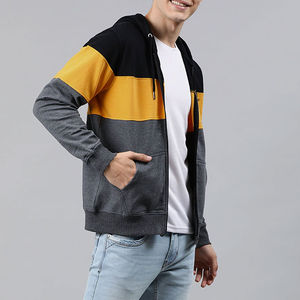 Sweat à capuche en molleton 100% coton de haute qualité, fabriqué directement par le fabricant, avec logo 3D solide, parfait pour un usage quotidien, avec fermeture éclair sur le devant - Product Image 2