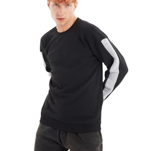 เสื้อสเวตเตอร์คอกลมของผู้ชายสำหรับ430GSM เสื้อสเวตเชิ้ตคอกลมสำหรับผู้ชายเสื้อสเวตเชิ้ตคอกลมแบบมีฮู้ดพิมพ์โลโก้ตามสั่ง - Product Image 2