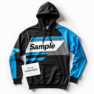 เสื้อฮู้ดสวมหัวโอเวอร์ไซส์ของผู้ชายใส่ได้ตามต้องการเสื้อผ้าแนวสตรีทผ้าคอตตอนผสมโพลีเอสเตอร์สำหรับฤดูหนาว - Product Image 4