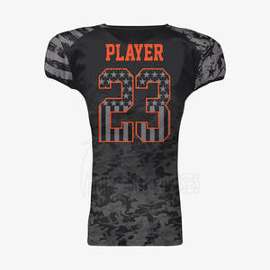 Maillot de football américain à manches courtes d'été respirant pour hommes, vêtements d'équipe personnalisés - Product Image 3