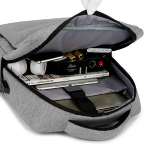 Mochila para ordenador portátil impermeable multifuncional para hombre, fábrica al por mayor con USB para estudiantes, escuela, viajes de negocios con OEM - Product Image 6