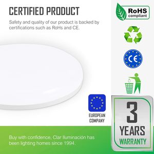 Hybec Nhôm Đa Chức Năng Vòng LED Trần Ánh Sáng Cho Phòng Tắm Phòng Khách & Nhà Bếp Đa Năng Chiếu Sáng Hiện Đại 30W/40W - Product Image 4