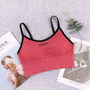 Nuovo Reggiseno Sportivo da Donna Taglia XS in Cotone, Comodo e Traspirante, Top Corto Sexy con Design Stampato per Palestra e Attività Sportive - Product Image 4