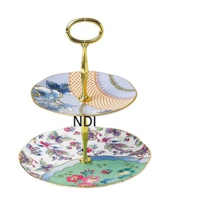 Recién llegado, soporte de pastel de Metal, centros de mesa redondeados con acabado esmaltado para decoración de mesa de boda, herramienta de exhibición de pasteles - Product Image 1