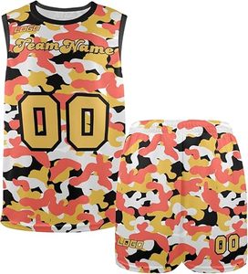 Uniforme de basket-ball de haute qualité, léger, respirant, grande taille, couleur personnalisée pour hommes adultes - Product Image 6