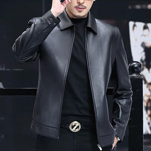 Chaqueta de Motocicleta Impermeable y Transpirable de PU Negra de Alta Calidad con Cuello Alto para Hombre, 2026 - Product Image 6