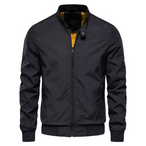 Veste de sport décontractée d'hiver pour homme, personnalisée, imperméable, respirante, à fermeture éclair, à rayures, en softshell - Product Image 2