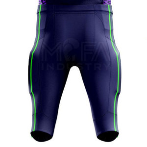 Ensemble de maillots de football américain à manches courtes de haute qualité, respirant, séchage rapide, couleur et logo personnalisés, taille adulte, faible MOQ, uniforme d'équipe - Product Image 6