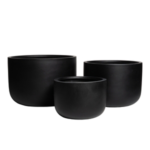Best Collection with Natural Grey Color Light <b>Weight</b> Material Round Pot Planter Special Outdoor for <b>Trees</b> - Product Image 3