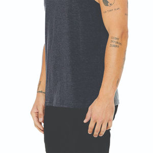 Débardeur léger de fitness en polyester évacuant l'humidité pour homme pour la gym et la course à pied, l'entraînement uick Dry, écologique, OEM - Product Image 5