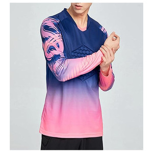 WholesalesCustom MenYouth Soccer personalizado Fldy Men's Boys Codo acolchado Gladiador Portero JerseyLong Sleeve GoalieShirtFootball - Product Image 4