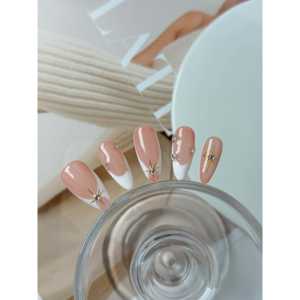 Faux ongles souples Halo à presser, en ABS, pour doigts, design élégant - Product Image 3