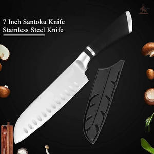 Couteau de chef japonais fait main personnalisé avec manche en bois lame en acier inoxydable pour la cuisine et la cuisson OEM pris en charge - Product Image 3