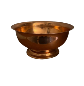 Top Quality Hammered Round Mixing <b>Bowl</b> <b>Large</b> Size Copper Polished Tableware Food and Fruit <b>Serving</b> <b>Bowl</b> For Sale - Product Image 4