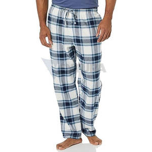 Haut fabricant meilleur matériel marque privée votre propre conception nouveau style pantalon en flanelle décontracté pour hommes - Product Image 4