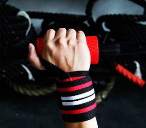 Support de poignet de qualité professionnelle GAF, boucle pour le pouce, bandages de poignet pour la musculation, logo personnalisé disponible - Product Image 5