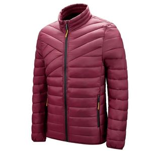 Veste bomber matelassée sans manches pour homme, surdimensionnée, à fermeture éclair intégrale, imperméable, respirante, tricotée, légère, chaude, col roulé, unie - Product Image 4