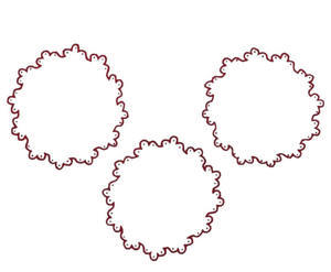 ผ้าเช็ดปากผ้าฝ้ายลายหอยเชลล์สีแดงผ้าเช็ดปากสำหรับงานกิจกรรมบาร์ของโรงแรมงานตามสั่งแบบ100% - Product Image 2