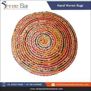 Vente chaude Écologique Coton Tissé Tapis Plat Armure Fibre Naturelle À La Main Dhurrie pour Salon Durable Décor À La Maison - Product Image 3