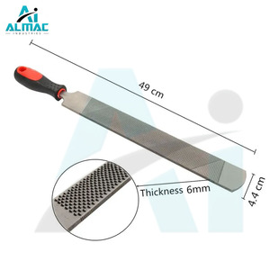 ALMAC 6 pcs Farrier Tool Kit Horse Hoof Buffer and Tools Includes Hoof Nippers Trimming <b>Knife</b> Loop <b>Knife</b> and Nail Clincher - Product Image 2