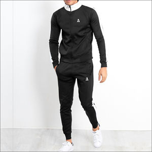 Men's Sweat <b>suit</b> Plus Size Long Sleeve Zip <b>Jacket</b> Pants Contrast Color Soft comfort Jogging Casual Sports <b>Suits</b> - Product Image 5