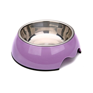 ชามและเครื่องให้อาหารสัตว์เลี้ยงทำจากสเตนเลสทรงกลมฉลากตามแบบมีสไตล์สำหรับผู้ส่งออกอินเดีย - Product Image 1