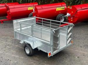 รถพ่วงอเนกประสงค์ราคาถูก รุ่นใหม่ ปี 2026 รถพ่วงขนข้าว Tandem Stealth 82X14 แบบ Solid Side Tandem Axle พร้อมกล่องเครื่องมือ / ประตูขนาด 5 ฟุต ราคาประหยัด - Product Image 2
