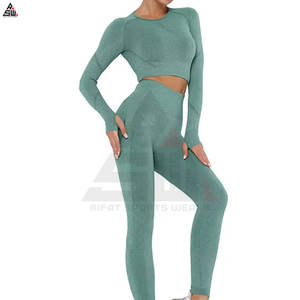 Ropa de Yoga para mujer de último diseño, ropa de Yoga ajustada para gimnasio, ropa de Yoga de cintura alta, Push Up, Fitness, correr, ropa de Yoga para mujer - Product Image 3