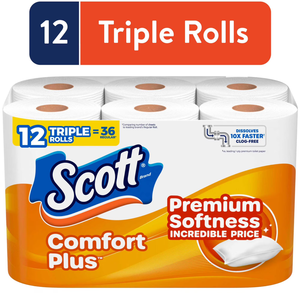 กระดาษชำระสกอตต์ คอมฟอร์ทพลัส แบบม้วนคู่ 12 ม้วน - Product Image 4