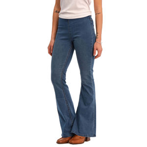 Jeans skinny pour femmes tendance, taille haute, coupe slim, pantalon en denim, bas ample, logo élastique, streetwear d'hiver, pantalon pour femmes - Product Image 1