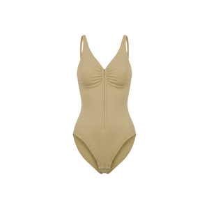 Body Deportivo Ajustado con Cierre Completo para Mujer - Product Image 1