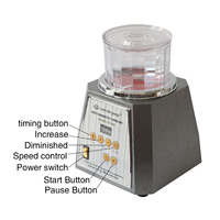 Machine à polir magnétique Boasta Factory KT-130 250W 2000 tr/min Tambour 600g Outils de nettoyage, d'ébavurage et de finition pour bijoux Polisseuse