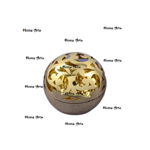 Quemador Bakhoor pulido de oro de mármol de diseñador con soporte de diseñador Mabkhar Quemador de incienso de forma cuadrada de tamaño personalizado - Product Image 4