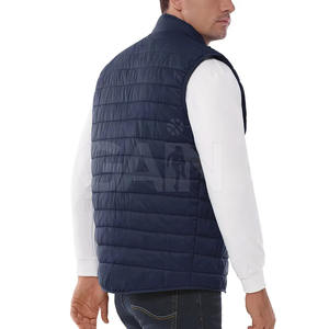 Venta caliente de calidad superior Puffer chaleco cálido invierno transpirable cómodo hombres Puffer chaleco para venta en línea - Product Image 3