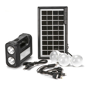Système d'éclairage solaire GDPLUS 30W avec chargeur USB pour téléphone, ampoule et projecteur extérieurs à économie d'énergie - Product Image 5