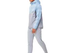 Chándal de tela original 100% con logotipo personalizado para exteriores para hombre, chándal cortavientos de nailon liso ajustado para gimnasio a precio barato al por mayor - Product Image 4