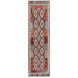 พรมกิลิมแบบมีสายรัด ไมมาณา อัฟกานิสถาน ขนาด 302 x 87 ซม. - Product Image 1